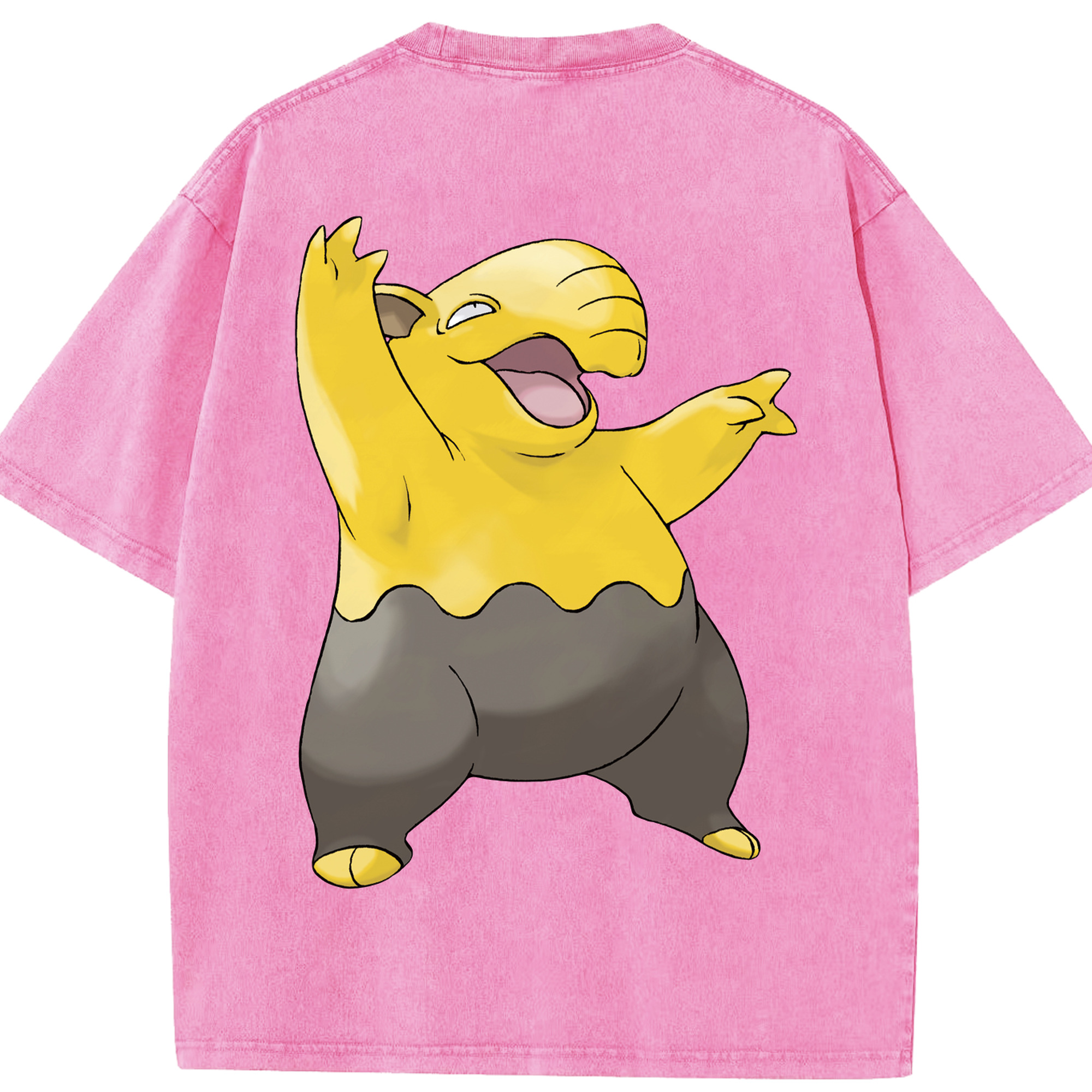（画像用） ポケットモンスター Pokémon 綿100% ヴィンテージ風 半袖Tシャツ（背面プリント）